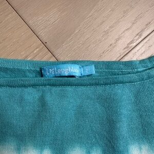 90s Y2k Aqua Tie Dye Sweater